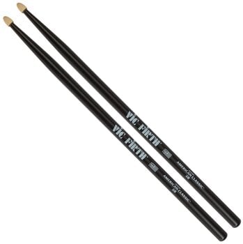 Drumsticks Vic Firth 5BB American Classic Black 5B Drumsticks - 1