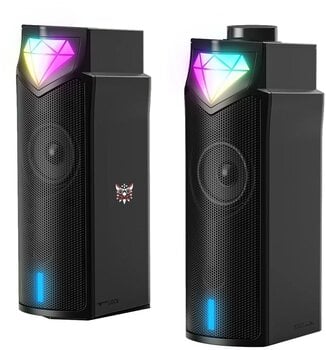 Μπάρα Ήχου Onikuma L1 RGB 2-in-1 Bluetooth Gaming Computer Speaker Μπάρα Ήχου Black 2 τεμ. - 1