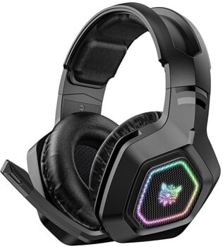 слушалки за компютър Onikuma B100 RGB Bluetooth Wireless Gaming Headset Черeн слушалки за компютър - 1