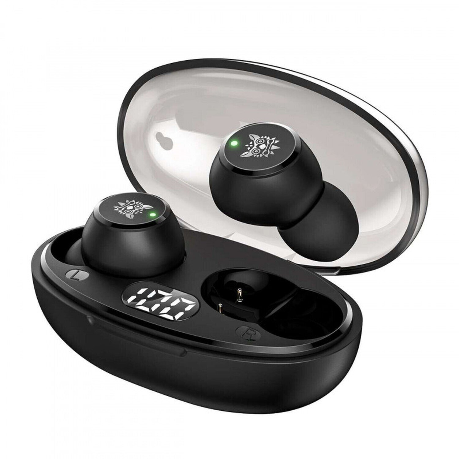 Bezprzewodowe słuchawki douszne Onikuma T305 TWS Wireless Bluetooth Earbuds Black Bezprzewodowe słuchawki douszne