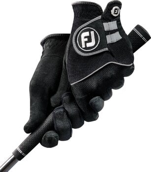 Käsineet Footjoy Raingrip 24 Black 1 pari S Miesten hanskat - 1