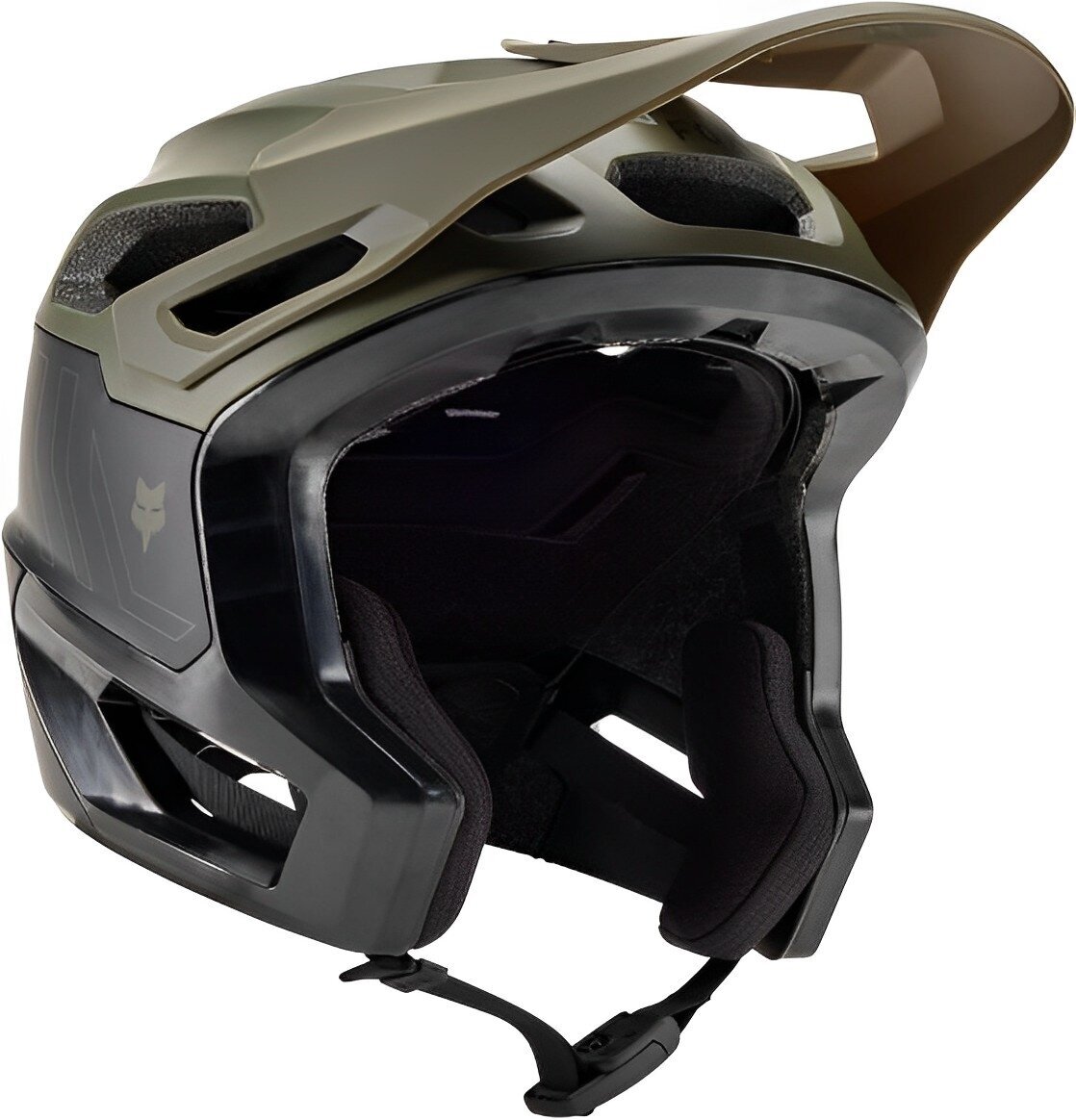 Bike Helmet FOX Dropframe Pro Runn Olive Green S Bike Helmet