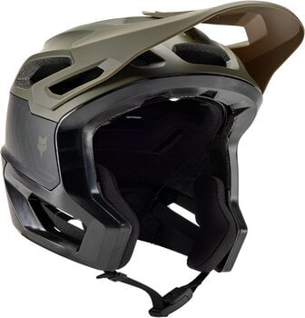 Bike Helmet FOX Dropframe Pro Runn Olive Green S Bike Helmet - 1