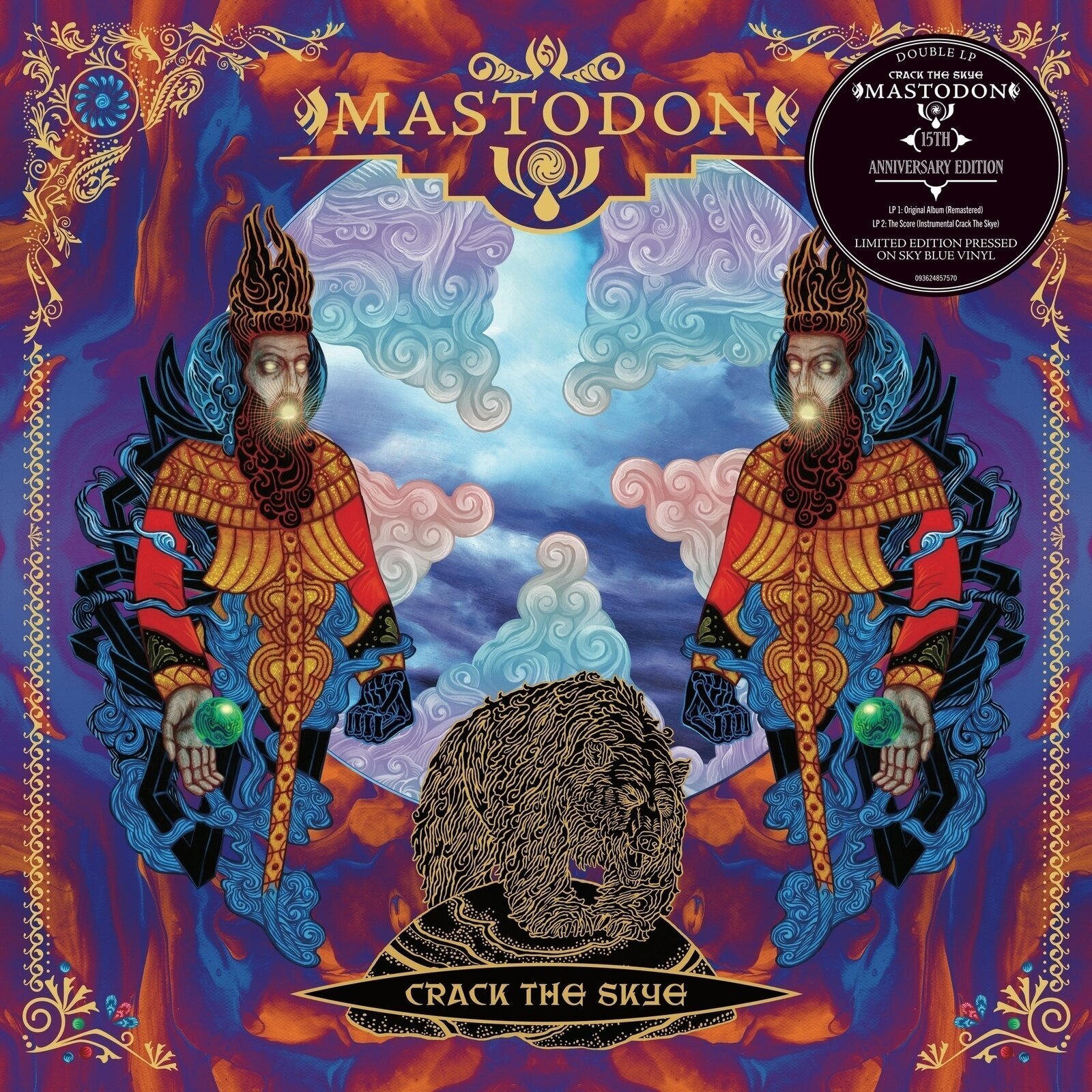 Vinyl Record Mastodon - Crack The Skye (Limited Edition) (Blue Coloured) (2 LP)