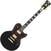 Guitare électrique D'Angelico Deluxe Atlantic Solid Black Guitare électrique