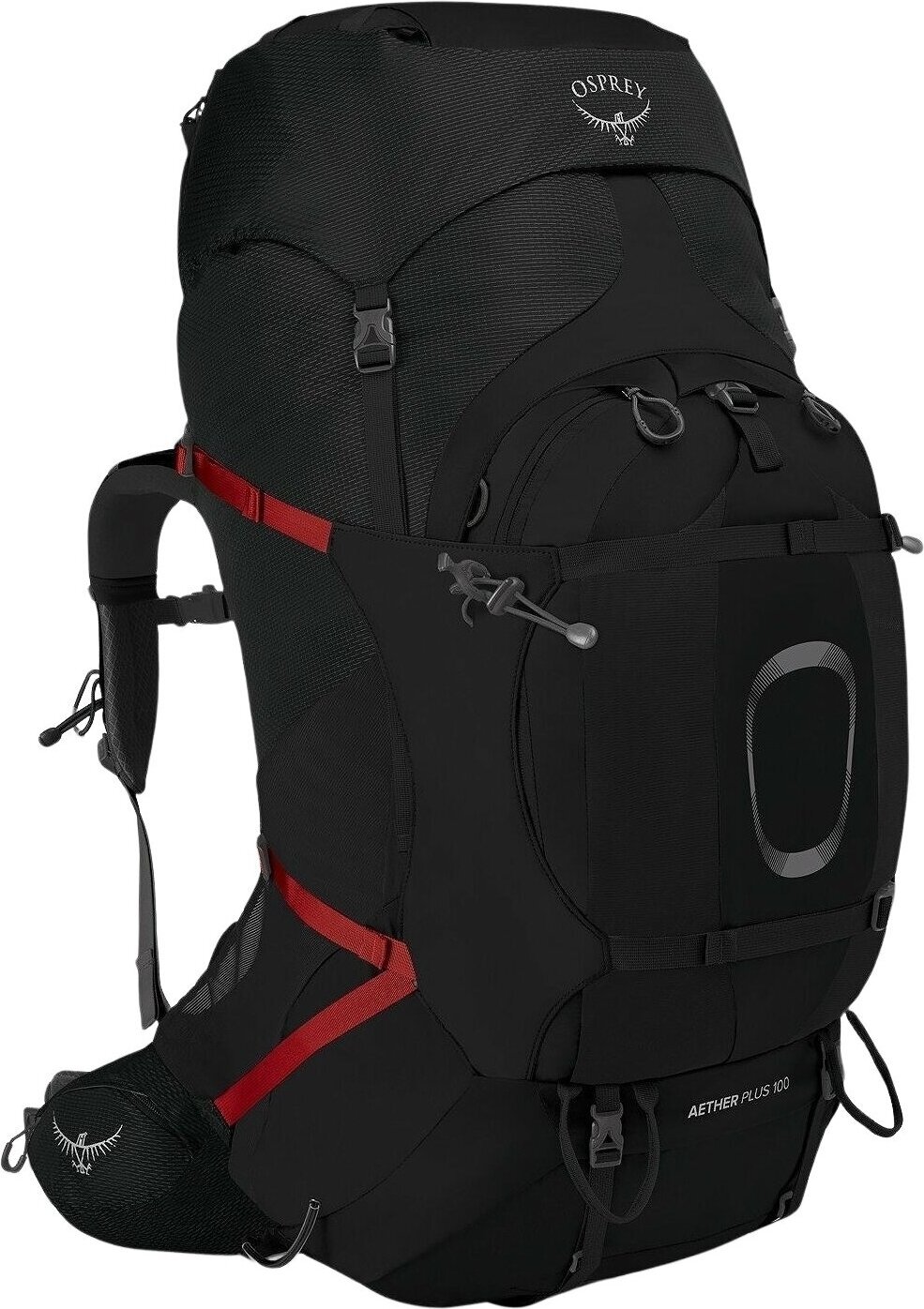 Udendørs rygsæk Osprey Aether Plus 100 Black L/XL Udendørs rygsæk