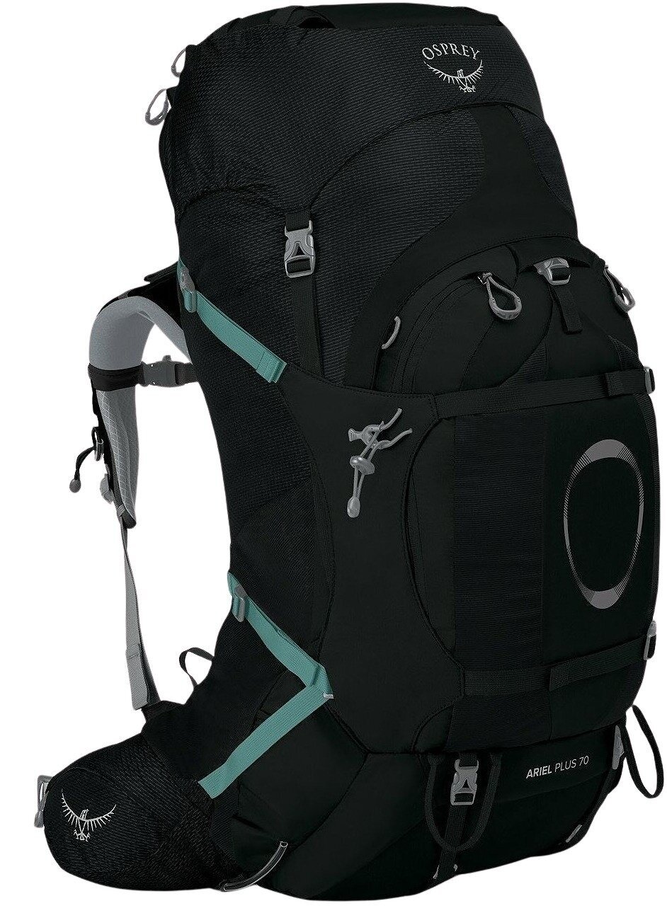 Ulkoilureppu Osprey Ariel Plus 70 Black M/L Ulkoilureppu