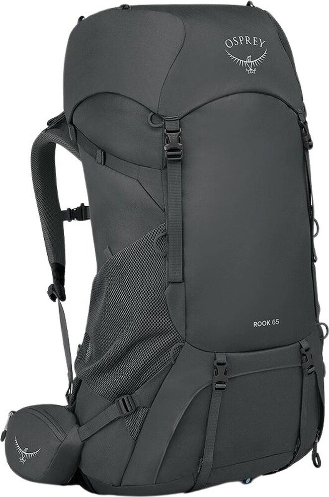 Outdoor ruksak Osprey Rook 65 Dark Charcoal/Silver Lining Outdoor ruksak