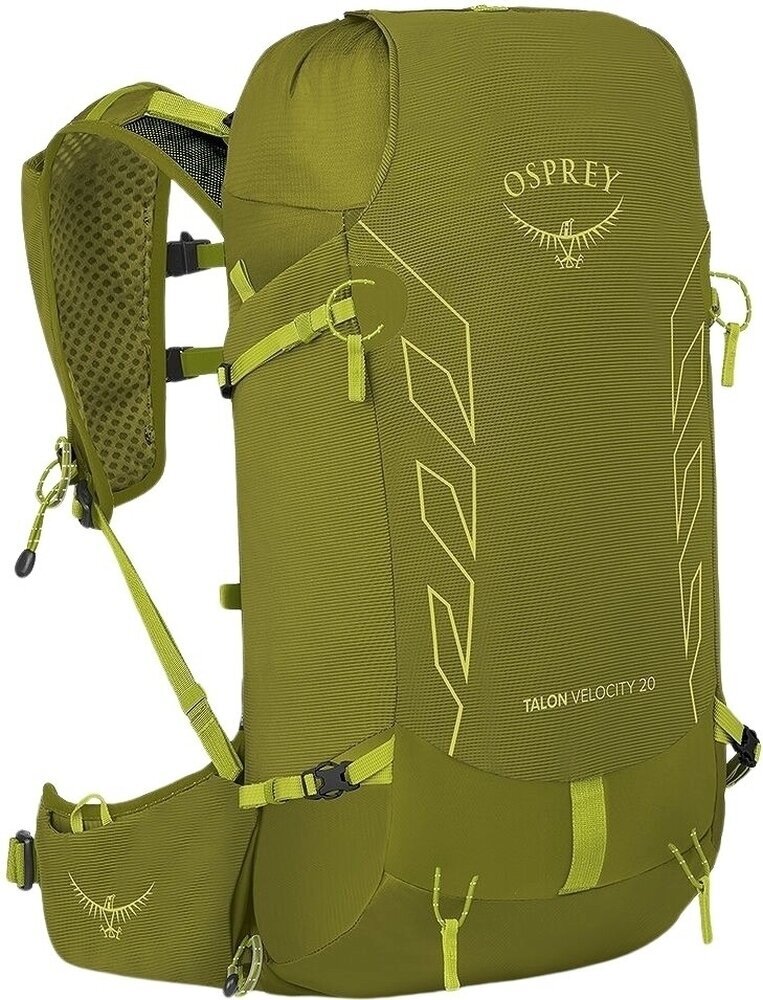 Udendørs rygsæk Osprey Talon Velocity 20 Matcha Green/Lemongrass L/XL Udendørs rygsæk