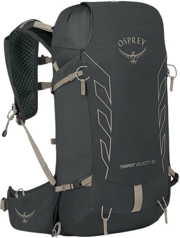 Udendørs rygsæk Osprey Tempest Velocity 20 Dark Charcoal/Chiru Tan XS/S Udendørs rygsæk