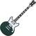 Electric guitar D'Angelico Premier Brighton Satin Sherwood Green Electric guitar