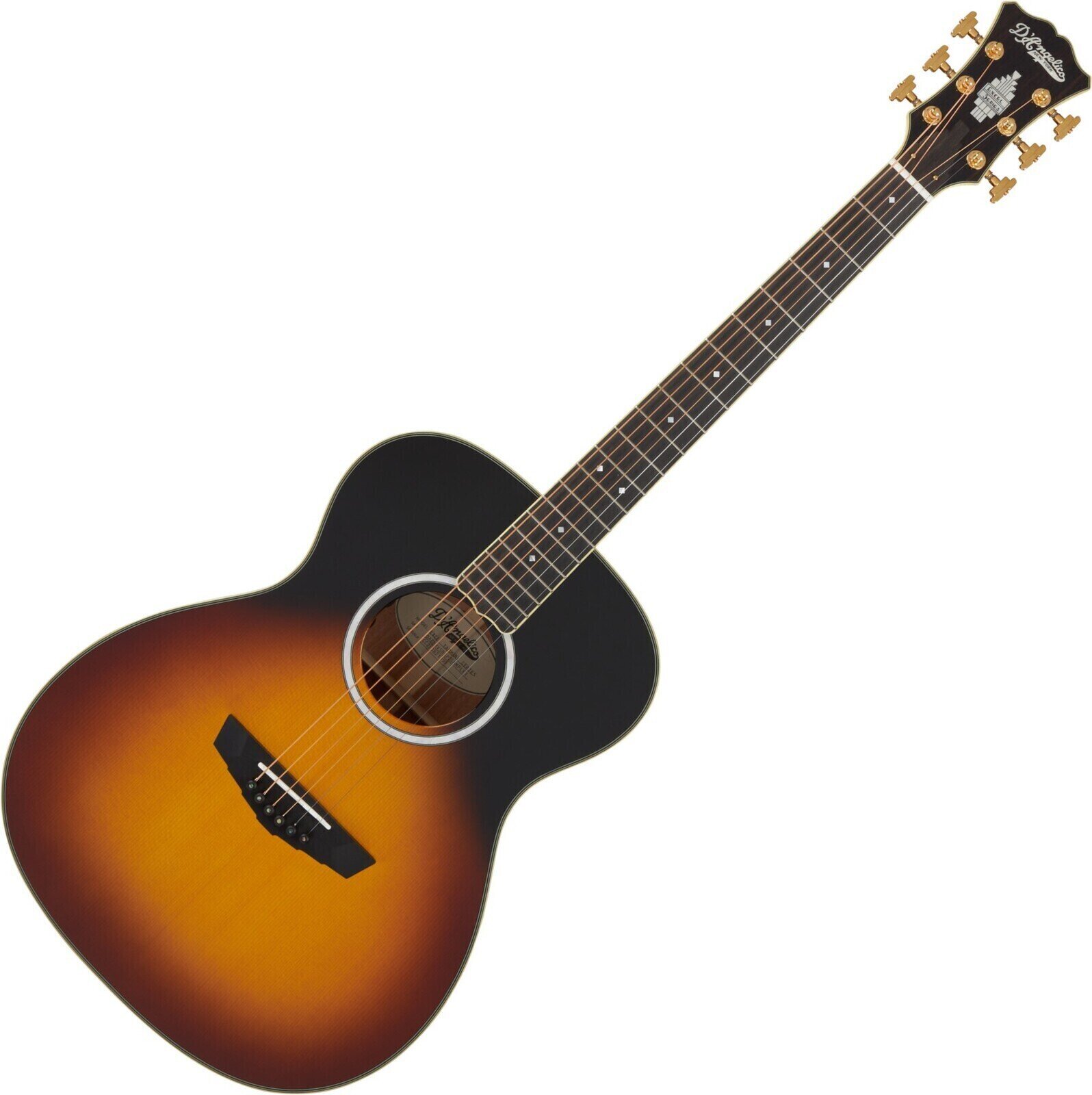 Guitare acoustique-électrique D'Angelico Excel Tammany Vintage Sunset Guitare acoustique-électrique