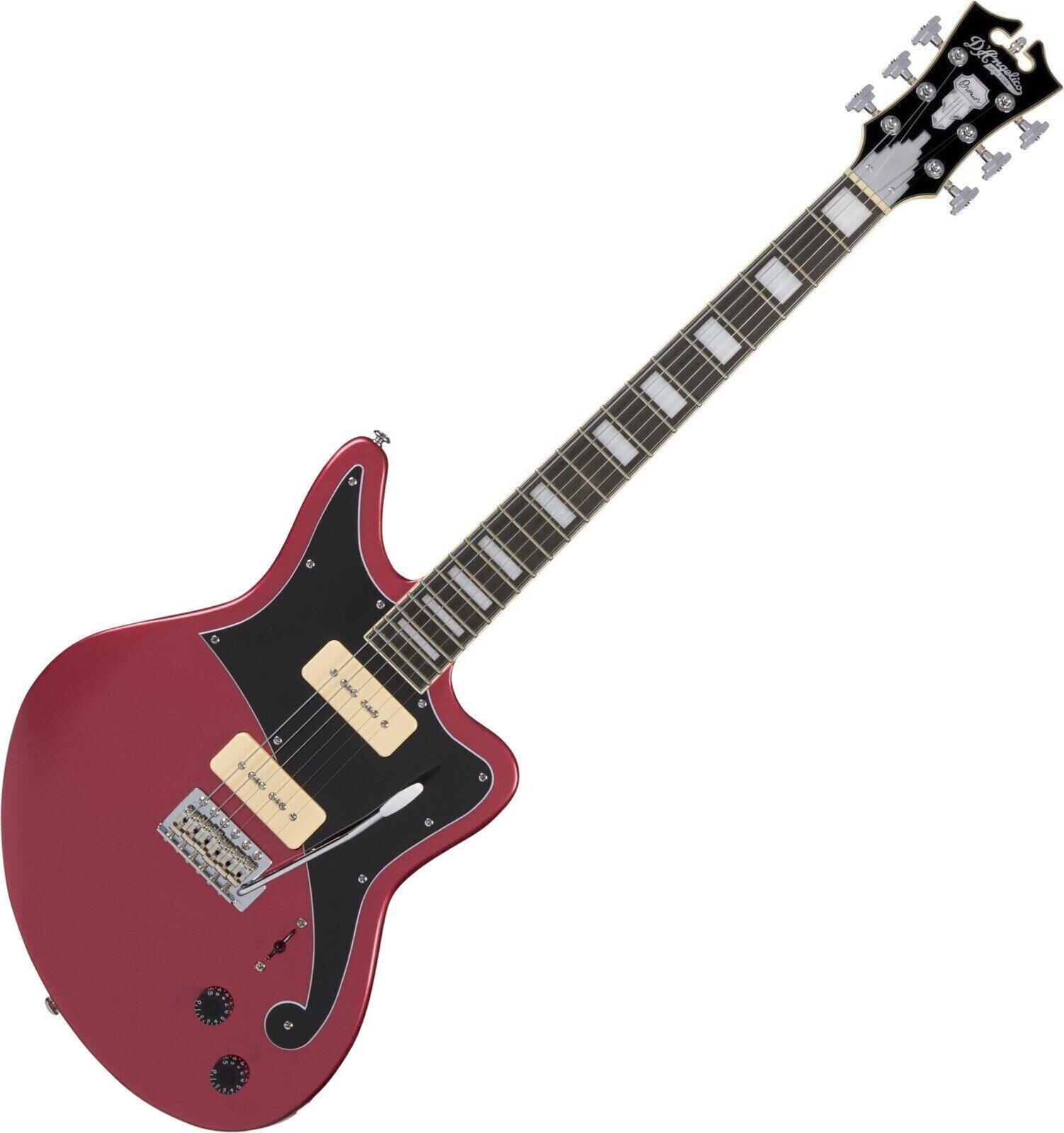 Elektrická gitara D'Angelico Premier Bedford Oxblood Elektrická gitara