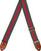 Textile guitar strap Cascha CGS-CD5 Cotton Textile guitar strap Green & Red