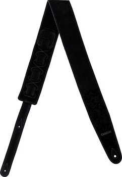 Guitar strap Cascha CGS-SL1 Leather Standard Guitar strap Black - 1