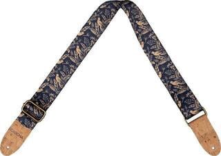 Textil gitár heveder Cascha CGS-VC2 Vegan Cork Textil gitár heveder Midnight Birds