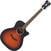 Electro-acoustic guitar D'Angelico Premier Gramercy LS Satin Vintage Sunburst Electro-acoustic guitar