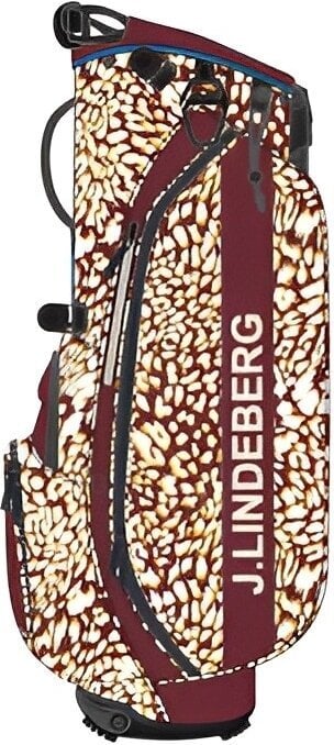 Torba golfowa stojąca J.Lindeberg Play Stand Bag Print Torba golfowa stojąca Glitch Leo Lime