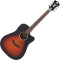 D'Angelico Premier Bowery LS Satin Vintage Sunburst elektroakustiskā ģitāra (Bojāti)