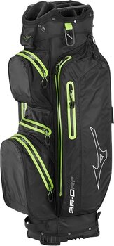 Golf torba Cart Bag Mizuno BR-DRI 25 Black/Green Golf torba Cart Bag - 1