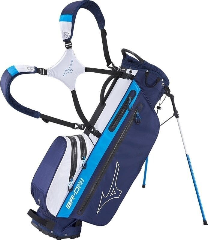 Sac de golf sur pied Mizuno BR-DRI 25 Sac de golf sur pied Navy/Blue