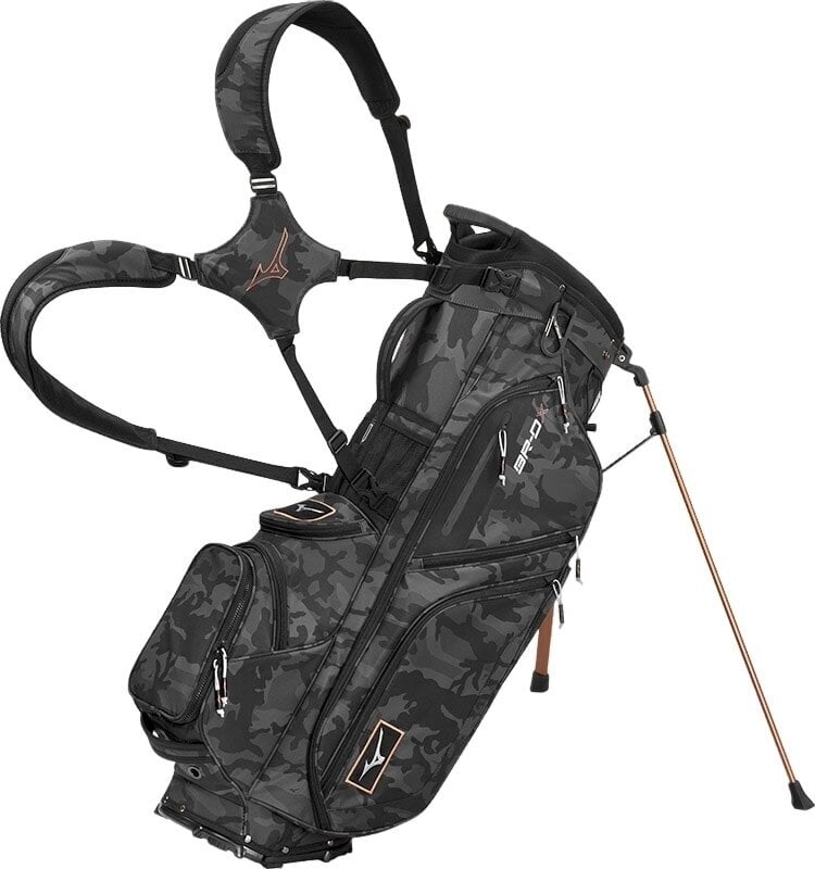 Stand Bag Mizuno BR-DX 25 Stand Bag Black Camo/Copper