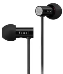 Auscultadores intra-auriculares Final Audio E2000 Black Auscultadores intra-auriculares