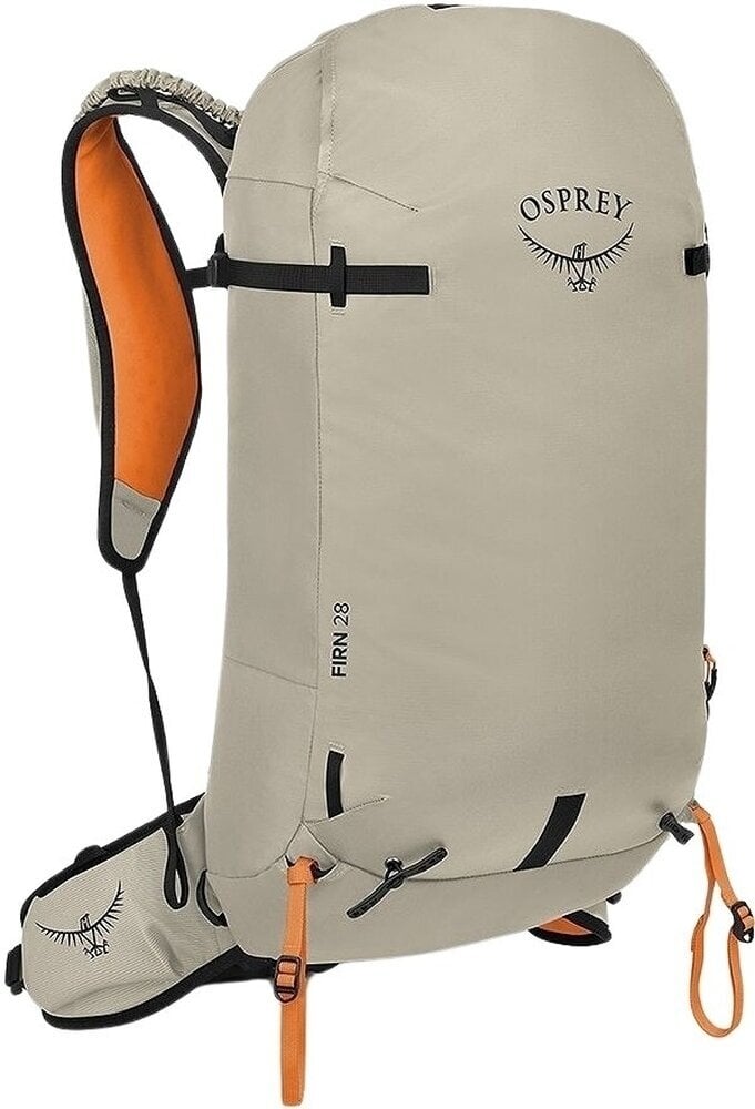 Bolsa de viaje de esquí Osprey Firn 28 Sandy Grey/Tequila Orange Bolsa de viaje de esquí