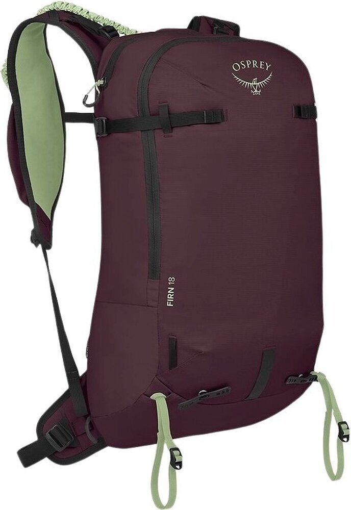 Rejsetaske til ski Osprey Firn 18 Elderberry Purple/Peppermint Green Rejsetaske til ski