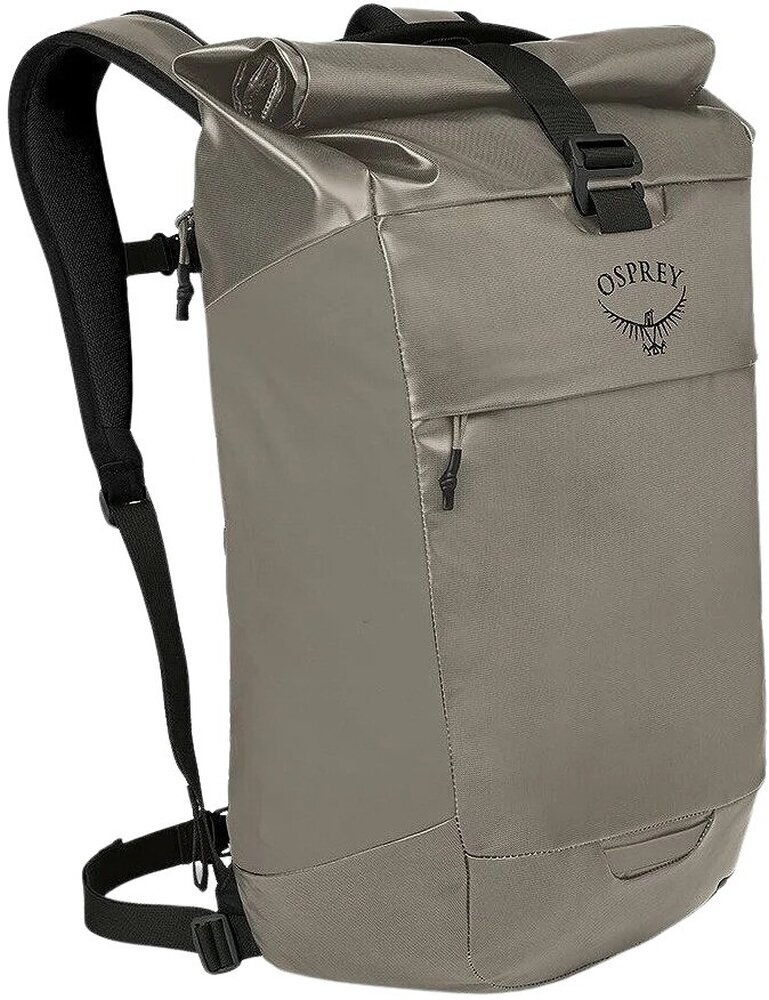 Outdoor Backpack Osprey Transporter Roll Top Tan Concrete Outdoor Backpack