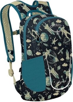 Outdoor Backpack Osprey Daylite JR Space Travel Print/Antique Blue Outdoor Backpack - 1