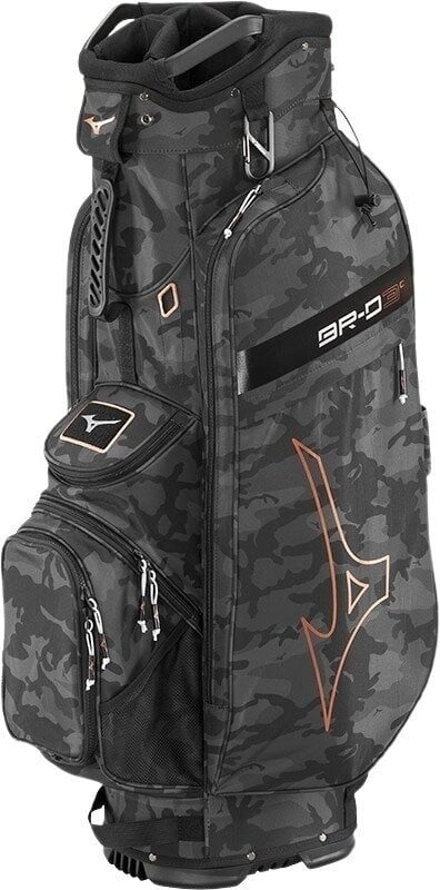 Cart bag Mizuno BR-D3 25 Black Camo/Copper Cart bag