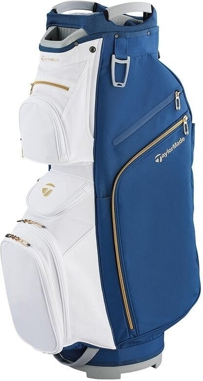 Sac de chariot de golf TaylorMade Kalea Gold Navy/White Sac de chariot de golf