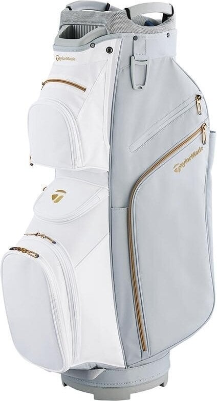 Sac de golf pentru cărucior TaylorMade Kalea Gold Grey/White Sac de golf pentru cărucior