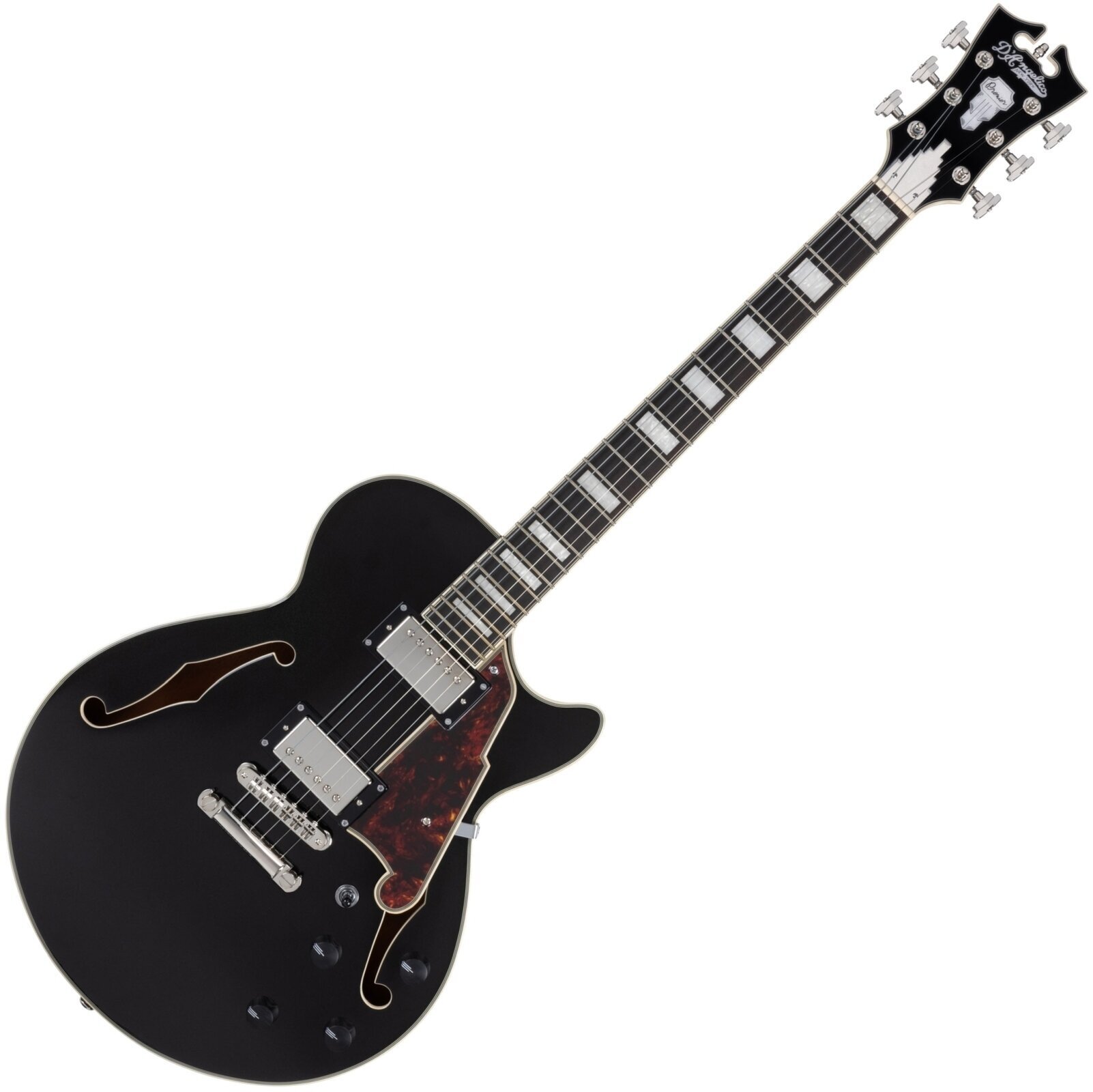 Guitarra Semi-Acústica D'Angelico Premier SS Black Flake Guitarra Semi-Acústica