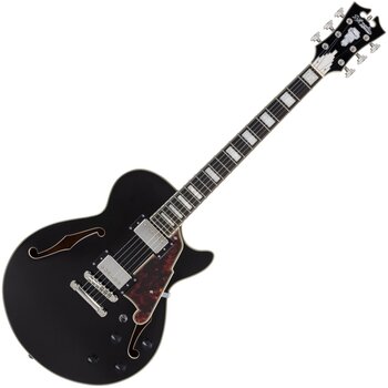 Halvakustisk guitar D'Angelico Premier SS Black Flake Halvakustisk guitar - 1