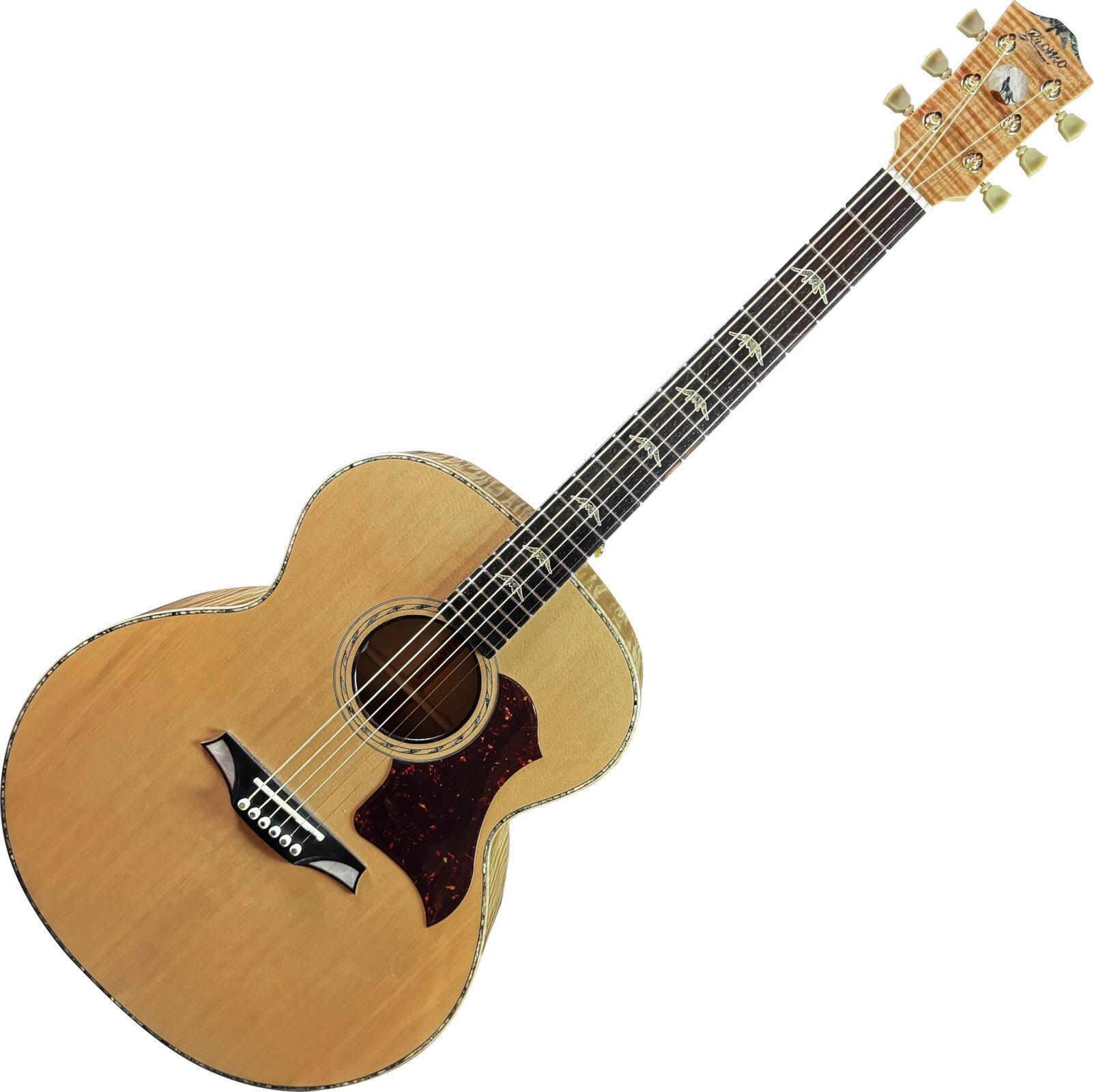 Chitarra Semiacustica Jumbo Bromo BAN7E Natural Chitarra Semiacustica Jumbo