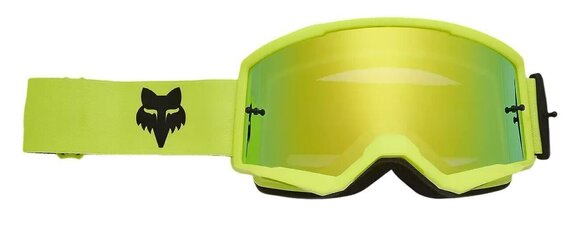 Motorcycle Glasses FOX Main Core Spark Fluorescent Yellow Motorcycle Glasses - 1