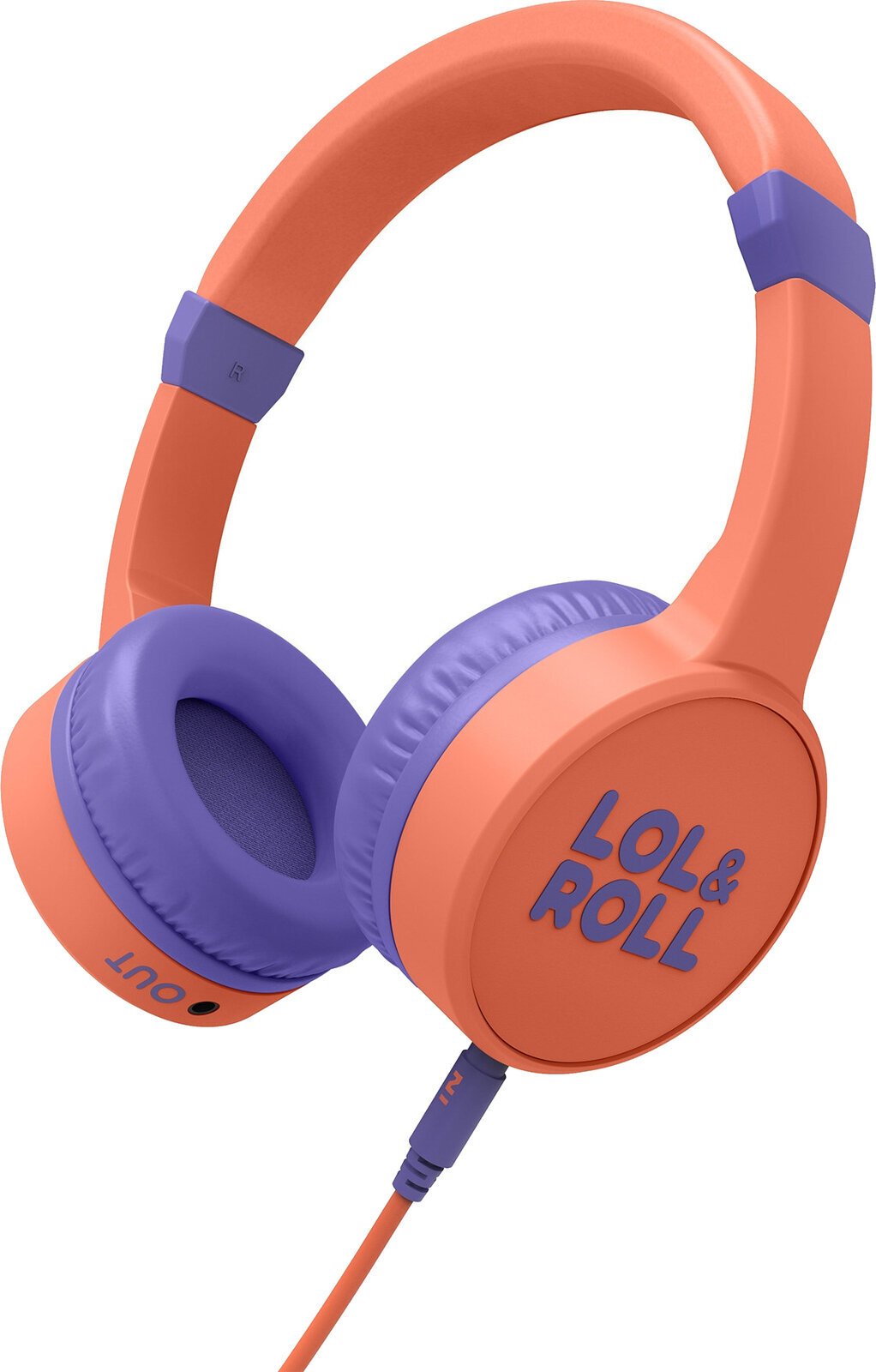 Headphones for children Energy Sistem Lol&Roll Pop Kids Orange Headphones for children