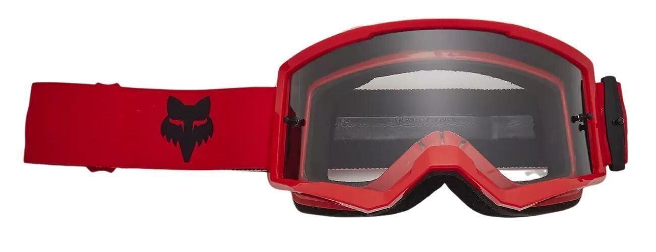 Zdjęcia - Gogle / maska motocyklowa Fox Main Fluorescent Red Okulary motocyklowe Red 32985-110-OS 