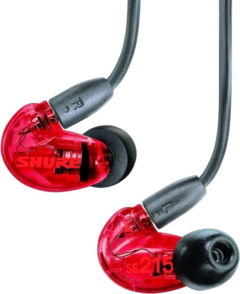 Ακουστικά ear loop Shure SE215SPE-RD Κόκκινο ( παραλλαγή ) Ακουστικά ear loop