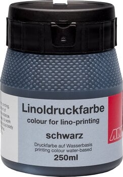 Maling til linoleumstryk AMI 501020 Maling til linoleumstryk Sort 250 ml - 1