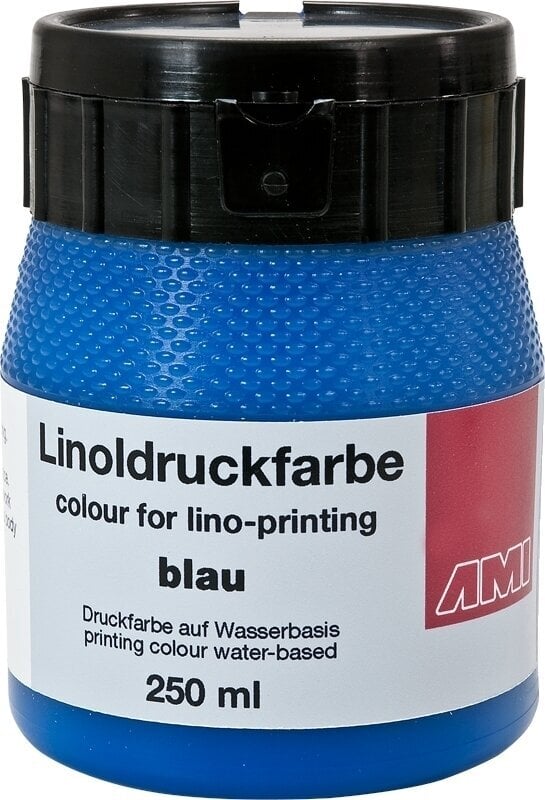 Maling til linoleumstryk AMI 501027 Maling til linoleumstryk Blue 250 ml