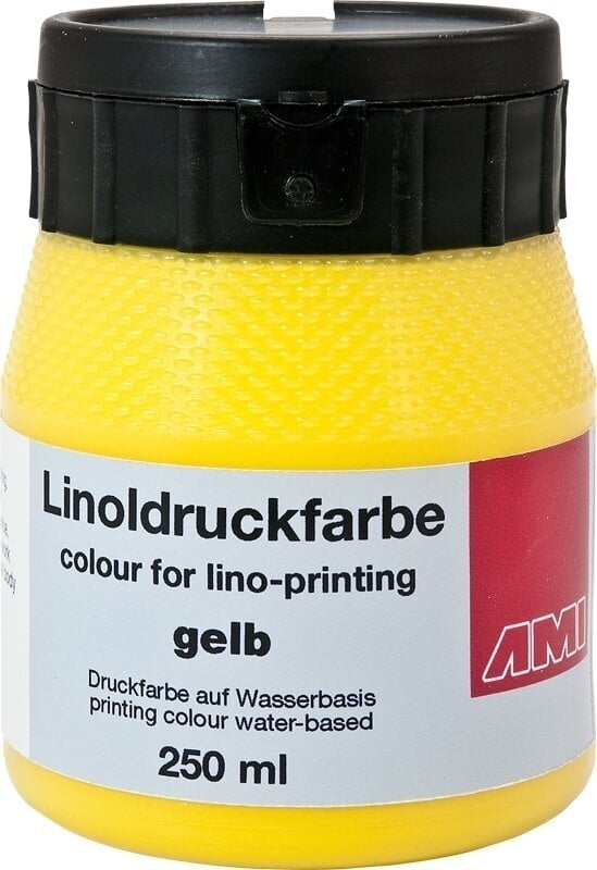 Paint For Linocut AMI 501024 Paint For Linocut Yellow 250 ml