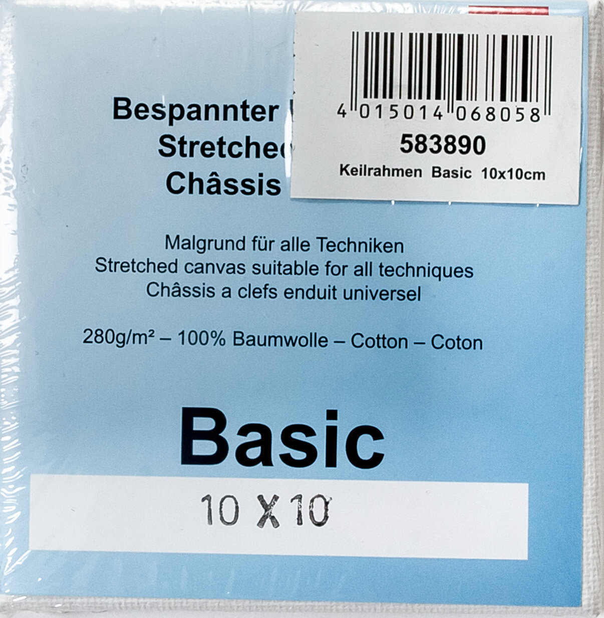 Καμβάς AMI Καμβάς Λευκό 10 x 10 cm 1 τεμ.