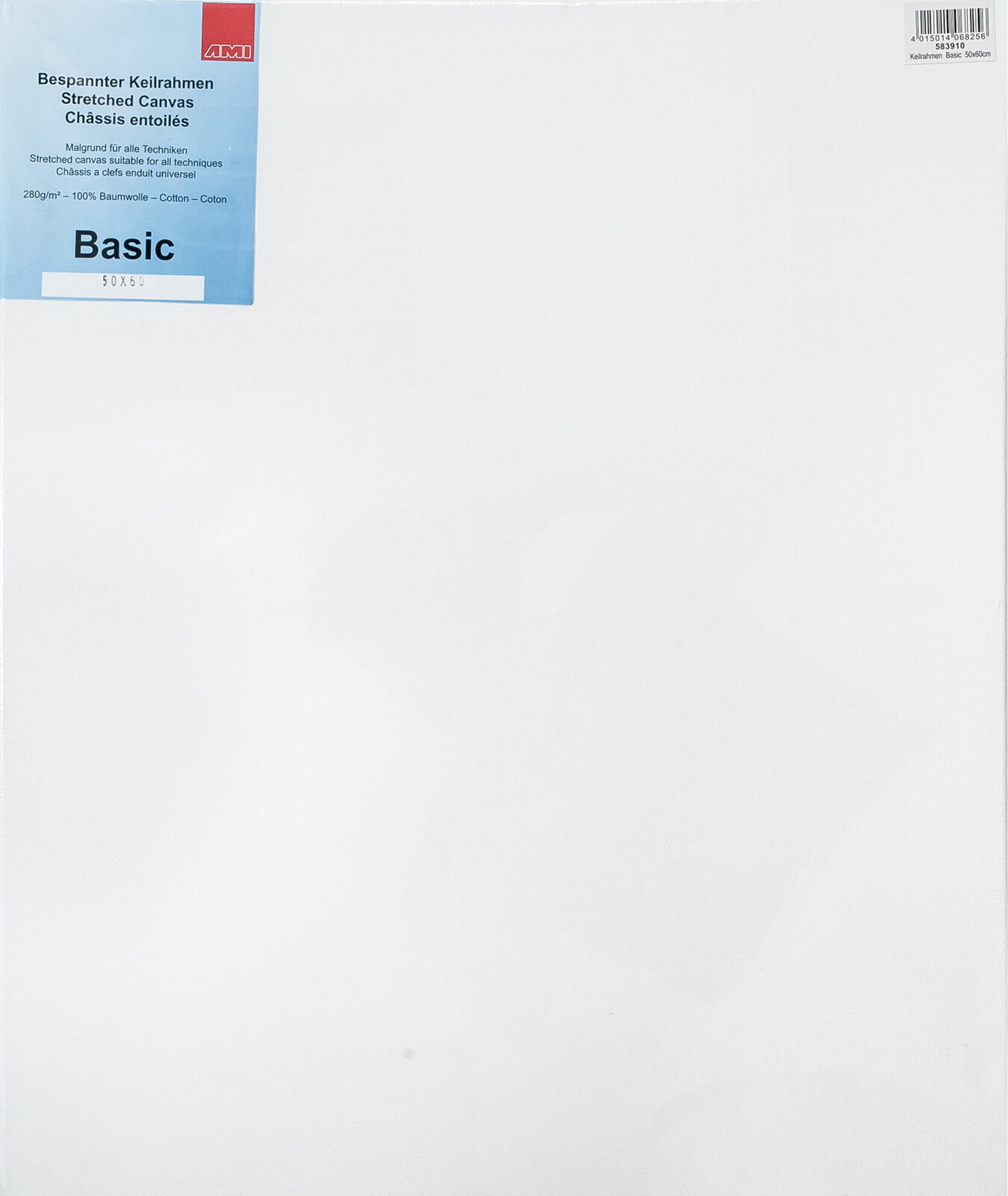 Peinture Toile AMI Peinture Toile White 50 x 60 cm 1 pc