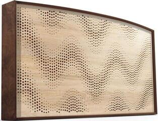 Absorbent leseni panel Mega Acoustic AcouStand Sinus Sonoma Oak/Walnut/Red Absorbent leseni panel