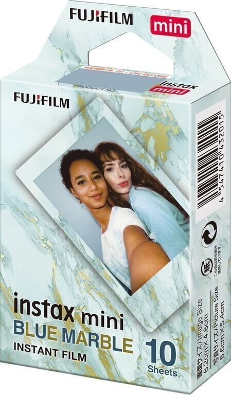 Hârtie fotografică Fujifilm Instax Mini Blue Marble Blue Marble 10 buc hârtie fotografică