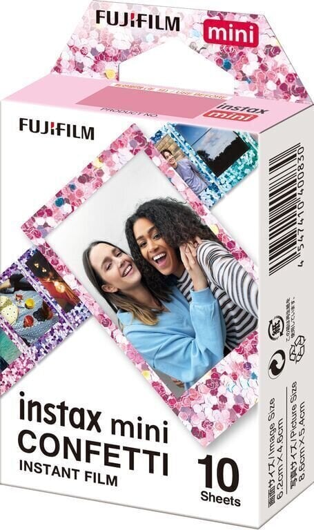 Valokuvapaperi Fujifilm Instax Mini Confetti Confetti 10 pcs Valokuvapaperi