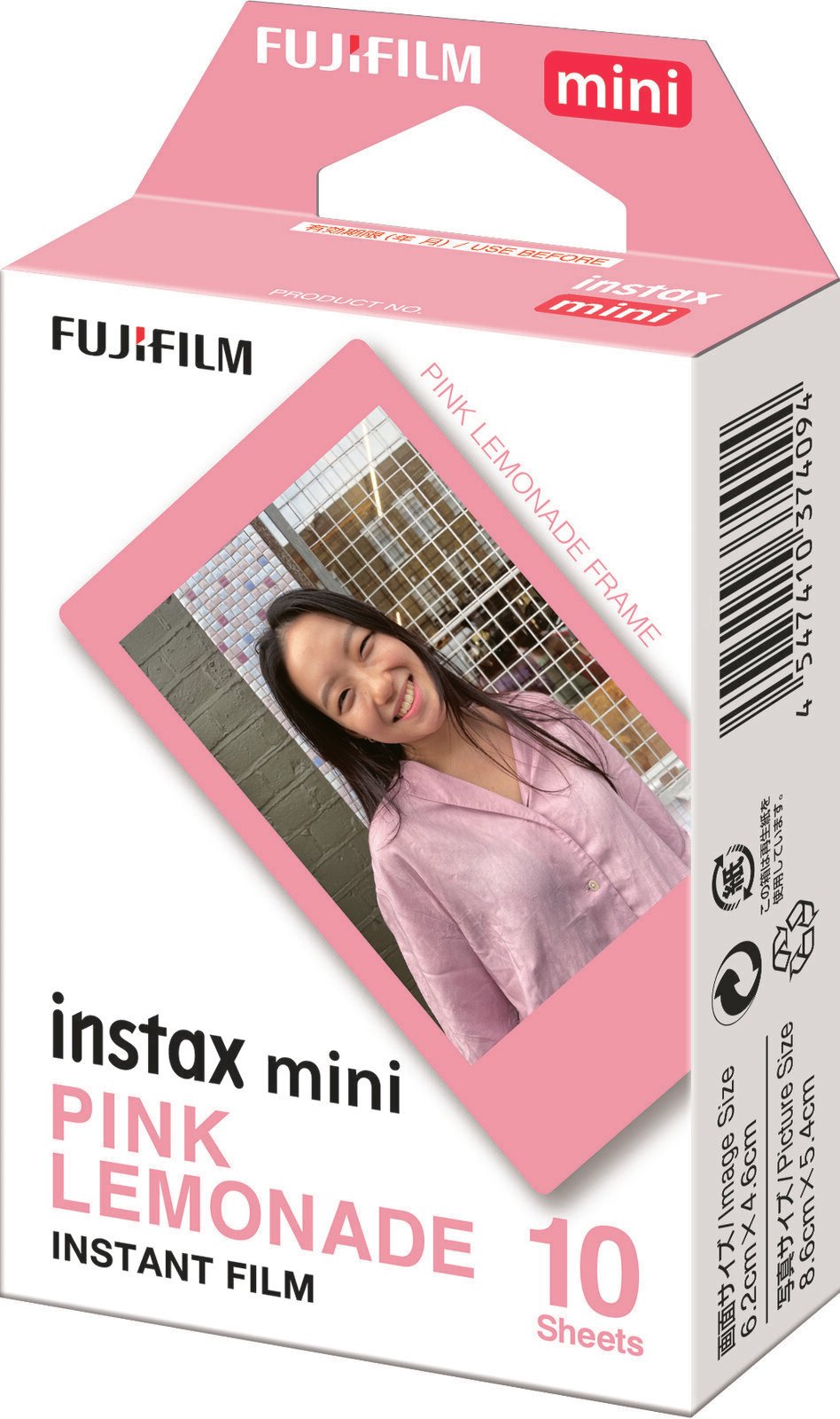 Papel fotográfico Fujifilm Instax Mini Pink Lemonade Pink Lemonade 10 pcs Papel fotográfico